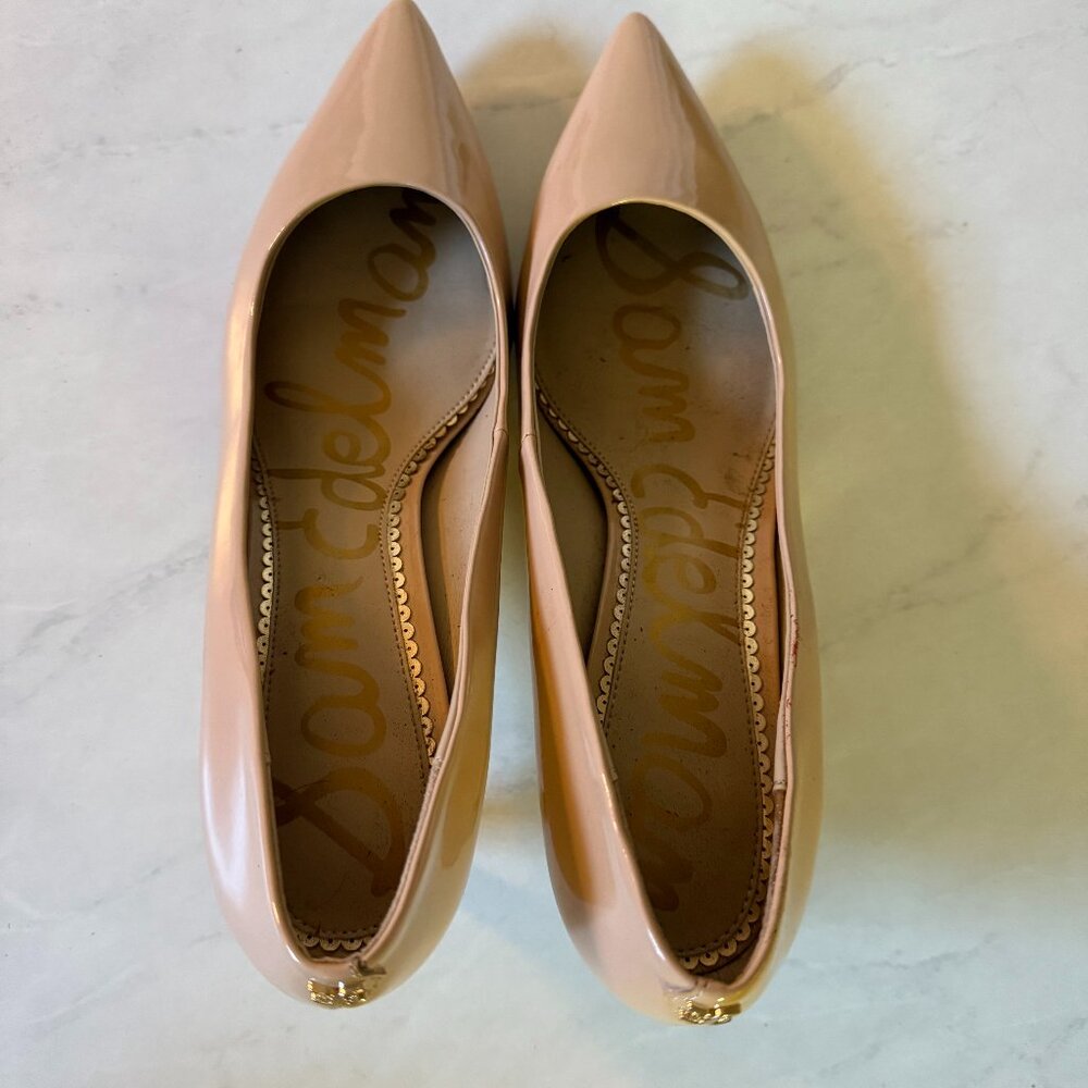Sam Edelman Nude Hazel Stiletto Slip-on pump